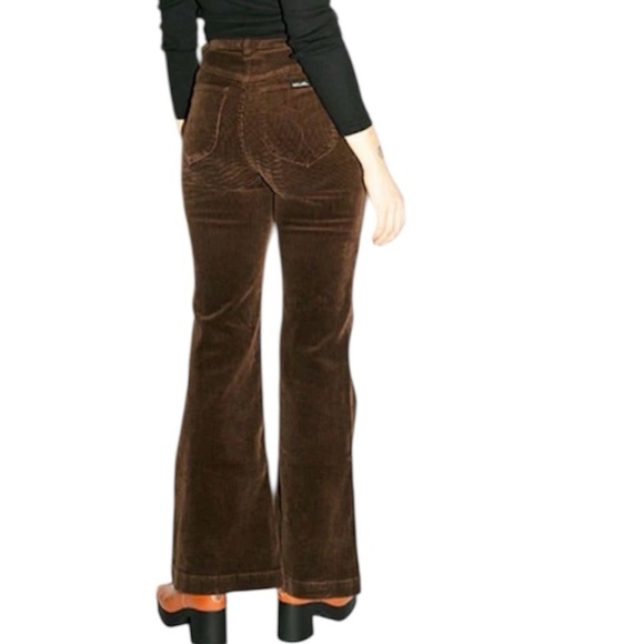 ROLLA'S | Women’s Brown Duster Bootcut High Rise Corduroy Pants Size 27 - Picture 1 of 6